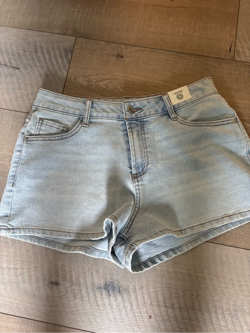 No Boundaries Light Blue Denim Jean Shorts